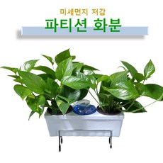 리빙팜 파티션화분, 화이트