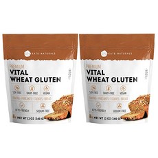 Kate Naturals Vital Wheat Gluten 케이트네추럴 바이탈 밀 글루텐 12oz(340g) 2팩, 340g, 2개