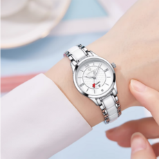  춘시스템 여성 세라믹 손목시계 패션 메탈시계 고급 시계선물  상품 이미지