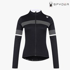 스파이더 스파이더 우먼스 라인 도트 사이클 저지_SPDFCNFT551WBLK