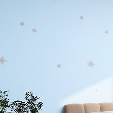세진 간편하게 붙이는 단열 스티커 벽지 60cm x 5.0m 시트지 도배지, 블루스타