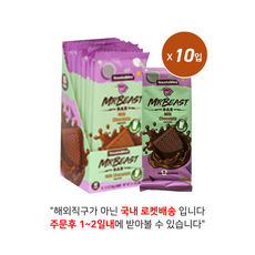 미스터비스트 초콜릿 밀크초콜릿 (정식통관 국내배송), 10개, 60g