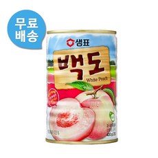 샘표 황도_백도 400g (24캔), 샘표 백도