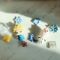당일발송 올라프 지비츠 겨울왕국 엘사 지비츠 세트 10종 이니셜 서비스
