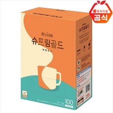 맥심 슈프림골드 커피믹스 100T (라떼크림함유), 13.5g, 100개입, 1개