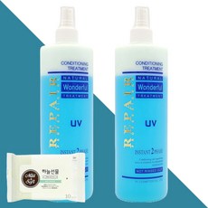 리페어 투페이스 500ml 2개(+하늘선물 물티슈 10매), 2개