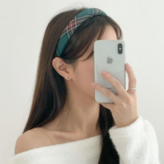 체크머리띠 TOP01