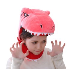 핑크공룡모자