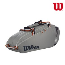 wilson 윌슨 테니스 롤랑 가로스 가방 2022 6pack 그레이