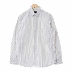 빈폴 네이비 스트라이프 면 슬림핏플란넬긴팔셔츠 [105]