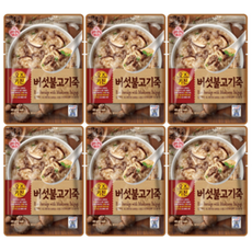 오뚜기 오즈키친 버섯불고기죽 450g 6개