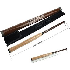 Aventik Z Tenkara Rods Pro IM12 Nano 6 : 4 액션 가장 일반적으로 사용되는 5 가지 크기 모든 물 조건 여분의 예비 부품을 포함한 탄소 섬유 튜브 패킹 Tenkara 플라이로드 콤보, 본상품