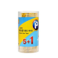 프린텍 CR1830-6 크리스탈 테이프리필 18mmx30m 5+1 sh_c_1EB311 테이프