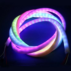 5 V 12 V WS2811 SK6812 WS2812B RGB 주소 지정 LED 네온 픽셀 라이트 로프 30 60LEDS, 60 LED 5V 1m^+9200