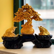搖錢樹蟾蜍擺飾, 金子