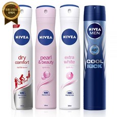 니베아 데오드란트 스프레이 200ml x 2개, 05_[스프레이]드라이 임팩트, 02.[스프레이]펄앤뷰티