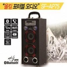 KPU068029야외용 스피커 오디오 멀티엠프 SF-AP75 홍진테크 휴대용