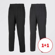 [이지바이] (1+1) 남성 겨울 비교불가 후끈 극세사 융털 플리스 기모 트레이닝 밴딩 바지
