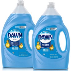 Dawn Ultra 던 울트라 주방세제 리필 오리지널향 56Fl.oz(1.66L) 2팩, 2개