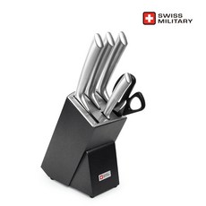 스위스밀리터리 주방칼세트 칼블럭세트 유러피언 나이프 6종 SM-, 1개