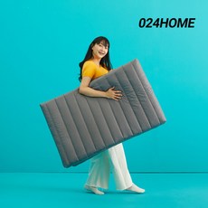 024홈 국민토퍼 3단 접이식 매트리스 10cm 슈퍼싱글, 오션네이비, 1개