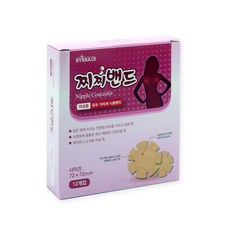 에버레이드 찌찌밴드 여성용 유두 가리개 니플밴드 12개입, 1개