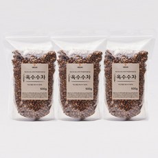 50년전통대현상회 국산 볶은 옥수수차 세트, 500g, 3개, 3개