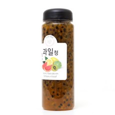 [일경팜] 과육이 넘치는 패션후르츠청 500mlx2병, 2개, 500ml