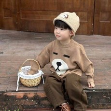아르베 아동용 장꾸 니트 티셔츠