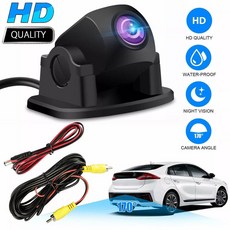 차량 카메라 차량용 CMOS 후방 뷰 백업 역방향 HD 나이트 비전 방수 캠 키트 170, Black, 1개