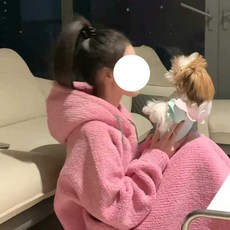 뽀글이원피스 후리스 77사이즈 아노락 반집업 원피스