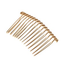Bride Crown Comb Wedding Alloy Hair Accessories Jewelry Golden Silver Bridal Pin