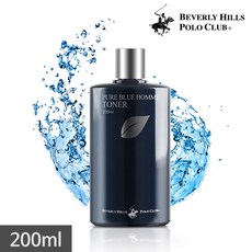 IT38931 F_비버리힐스 폴로클럽 퓨어블루 옴므 토너 200ml 스킨 남성스킨로션 남성올인원 남자로션 남성화장품 남자토너 비오템옴므 남자에센스 우르오스 랩시리즈 꽃을든남자, 단일 색상/향