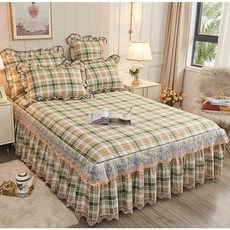 침대스커트매트리스레이스