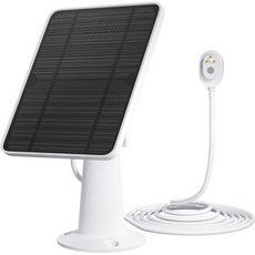 Arlo Pro 5SPro 4Pro 3Pro 3 투광UltraUltra 2 카메라 6V 4.5W 태양광 패널 충전 IP65 방풍 9.8ft 케이블 조절식 벽걸이 2팩, 1 Pack