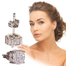 합성다이아몬드귀걸이