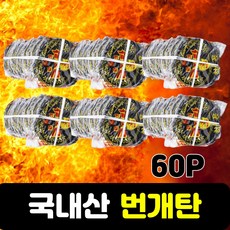 내몸에는 번개탄 착화탄 착화제 캠핑탄 숯불탄, 60P