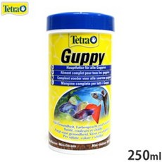 테트라 구피사료 250ml 열대어사료태생어사료, 1개