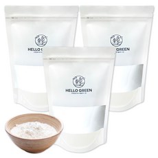 헬로우그린 올방개묵가루 1kg 올방개전분가루 올방개묵전분가루 올갱이묵가루, 3개