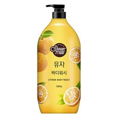 [메리박스] 샤워메이트 유자향 바디워시 (1200ml) 대용량, 1200g, 1통