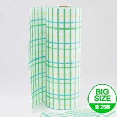 구디즈 25매 길어진 비스코스 빨아쓰고 뜯어쓰는 일회용 주방행주 240X460MM, GDKH25L, 1개