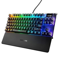 apexpro 스틸시리즈 Apex Pro TKL 기계식 게임용 키보드 – 세계에서 가장 빠른 스위치 OLED 스마트 디스플레이 소형 폼 팩터 RGB 백라이트 Brown – Tactile Quiet