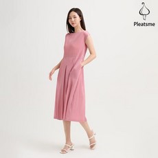 플리츠미 공식브랜드관 최초 판매가 179000원 핀턱 슬리브리스 A라인 원피스_PPOPM023034 마감임박!!!