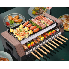 자동회전 양코치 그릴 바베큐 미니화로 2층대용량