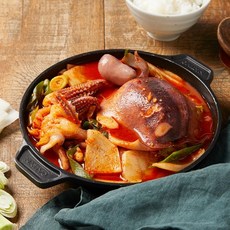 쿡솜씨 통오징어찌개 밀키트 고추장 찌개 470g 통오징어 한마리 통째로 이태원 클라스 대표 안주 캠핑 데이트 홈파티, 1개