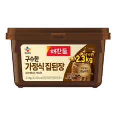 해찬들 구수한집된장, 2.3kg, 1개