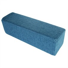 쿠션 침대 팔쿠션 사각 팔걸이베개, 리넨 인디고 20x20cmx50cm 길이