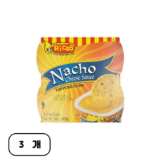 리코스 나쵸치즈소스, 400g, 3개