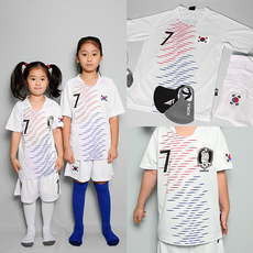 한국유니폼 한국화이트유니폼 국가대표유니폼 아동 축구복 아동 유소년 어린이