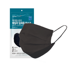 닥터펩스토리 일회용 마스크 지퍼팩 10매 블랙